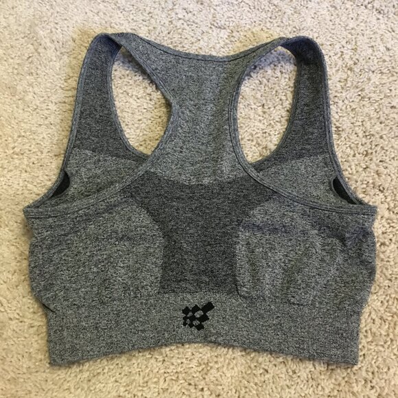 Jed North Salt and Pepper Marled Racerback Sports Bra - Picture 7 of 8